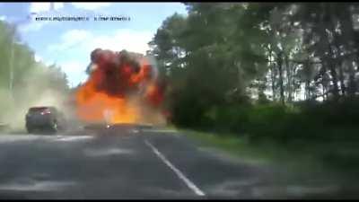 Russia. Nissan driver and truck driver died