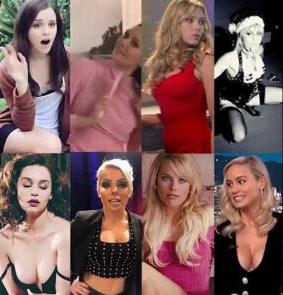 Which Mistress will dominate you tonight? How would your Night look like? - Emma Watson, Elizabeth Olsen, Scarlett Johansson, Miley Cyrus, Emilia Clarke, Alexa Bliss, Margot Robbie, Brie Larson