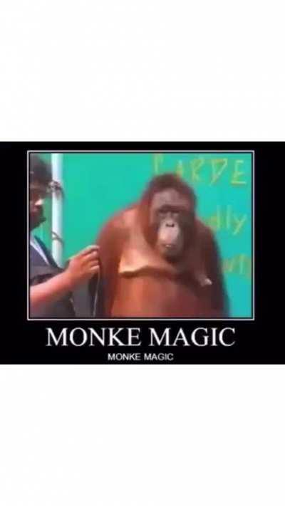 Monke magic 🎩