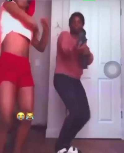 She was killing the Swag Huncho dance