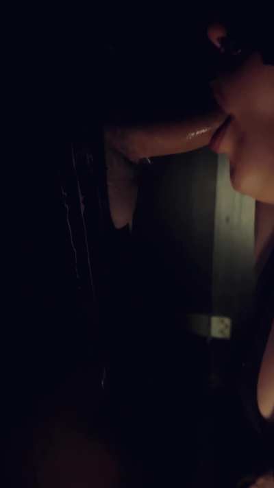 I love fresh cock through the Gloryhole.  Another great feeding.  Full vid with cumshot on my Fansly. 