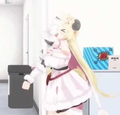 Watame dancing w/ music to start off the week.