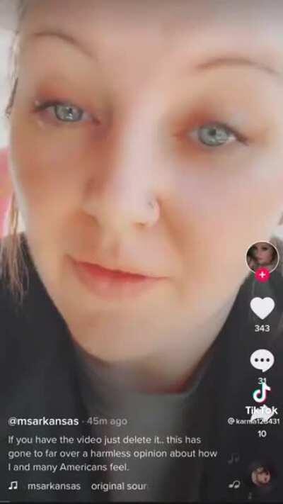 MAGA death cult: How it started vs how it's going... (same Qanon Karen recorded a video before and after the Capitol Attack)