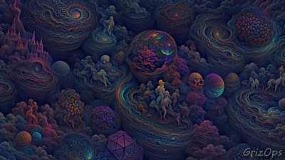 Cosmic Brownie Colored Nebula Dreams