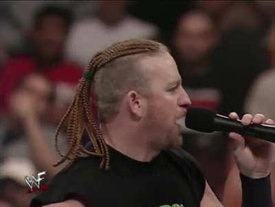 New Age Outlaws make their entrance at Backlash '99 in front of a hot crowd