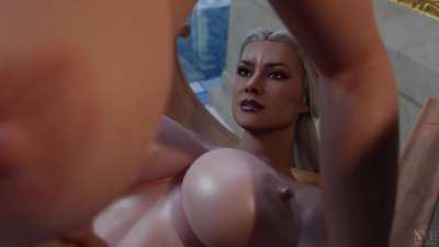 Sonya Grinding Sindel Cock
