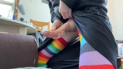 Pumping my monster cock until it erupts <3