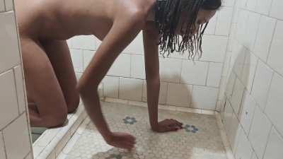 Drinking milk and releasing