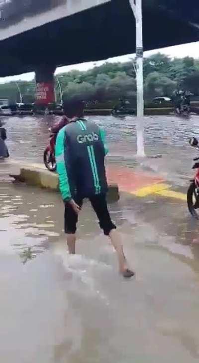 Oops there he goes...