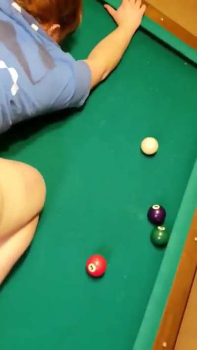 Doggystyle on the pool table