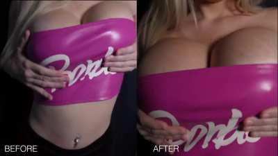Not everyday you see a before and after in video format