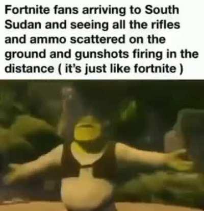 South Sudan is a fortnite reference 🔥