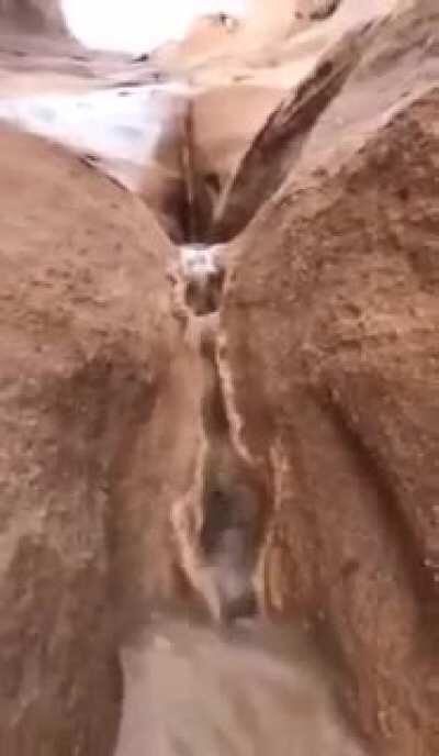 be a little rocky, but wet