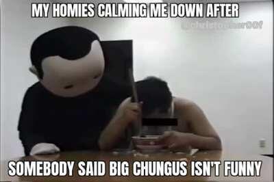 Stoopid 😡😡😡😠😡 big chnugus is very funny dummy