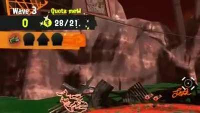 Unbelievable salmon run moment
