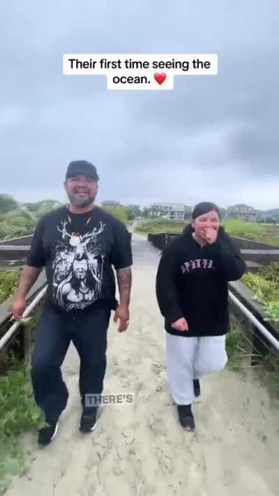 Seeing the ocean for the first time