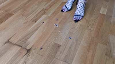 Her collection of 220 videos for sale for 80 euros