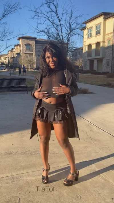 Putting on a little show