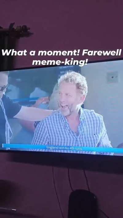 Thank you Stuart broad! You will be missed. 