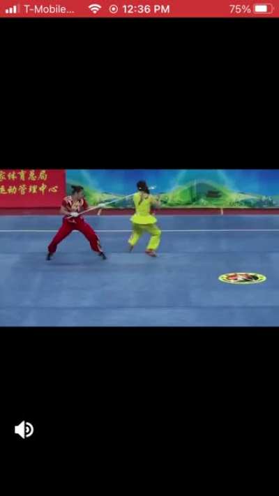 HMRB; while we perform an amazing routine with a single spear!