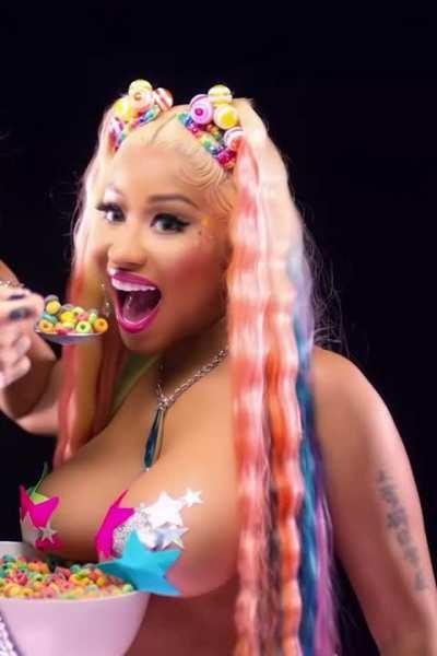 Nicki's titties are huge