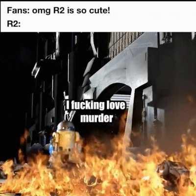 He has no chill what so ever