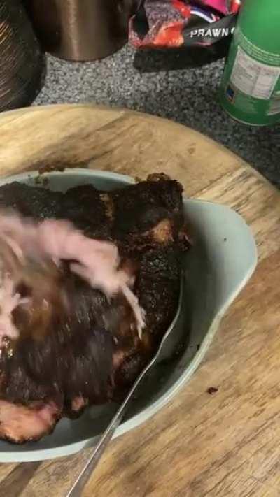 11hrs low and slow pork shoulder