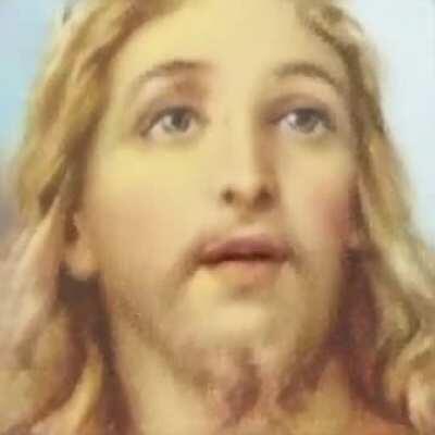 Jesus singing for our sins