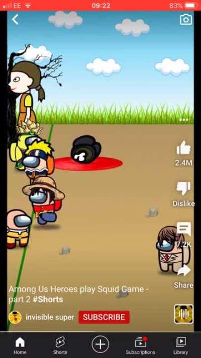 When I was on YouTube, this came up