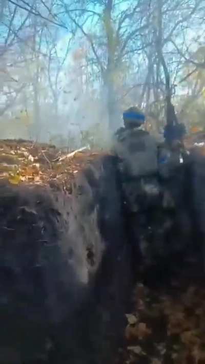 Ukrainian troops fighting off Russian assault in Kursk Oblast (with aftermath), November 2024