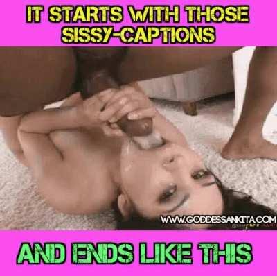 If you have started enjoying the sissy captions .... Then I don't think you are straight anymore 😏😌