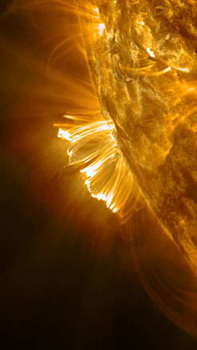 Yesterday's Very Long Duration Solar Flare