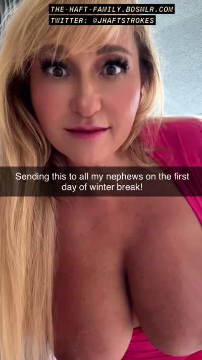 Auntie has an invite