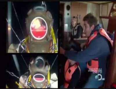 Mythbusters diver suit compressed at 300 ft