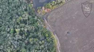 Fiber-optic drone strikes on Ukrainian T-72M tank and BTR-4 in the Kupiansk direction