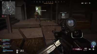 My teammate and I didn't realize an enemy with the same skin as our other squadmate was in the same room with us lol