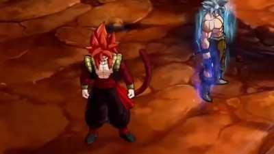 Anyone else notice that gogeta wags his tail in intros?