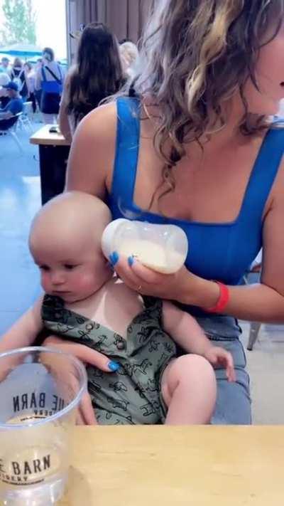 I hear a swishing in my ear mom.