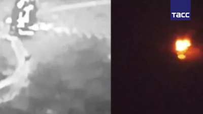 RU POV: Ukrainian Armed Forces lost a MaxxPro armored vehicle in the southern Donetsk direction.