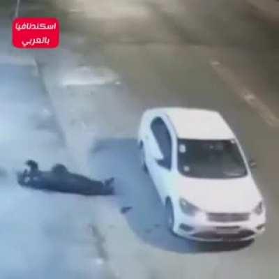 The Brazilian government permitted the killing of motor cycle riders who rob & kill citizens. This is what the citizens there are now doing!