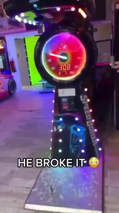 To see how hard you can punch