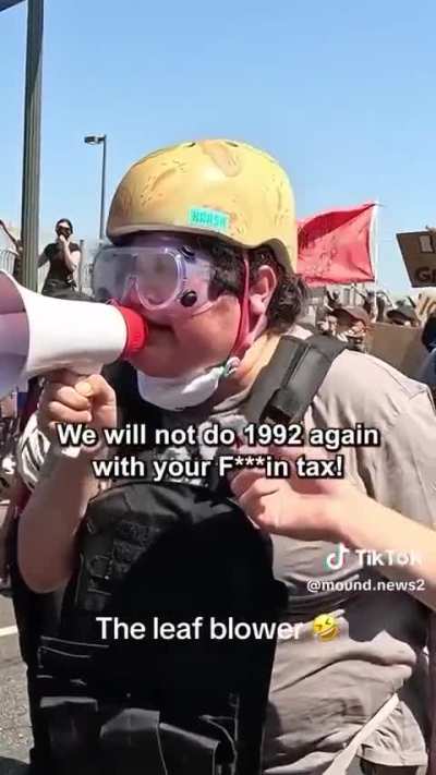 Mexican Protestor - “Donald Trump you can suck my left nut”