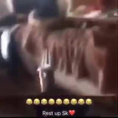 (Moscow17) Incognito scaring his bredrin with a dotty