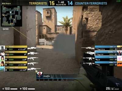 A reminder to make sure the game is over before you leave