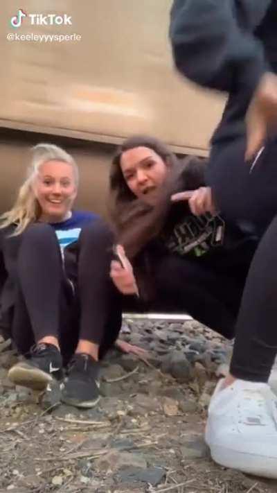 I mean, where else would you film a tiktok?