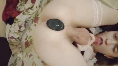 Most of my cum ends up either on my face, or in my mouth♥