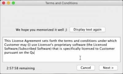 Making sure that everyone reads your ToS