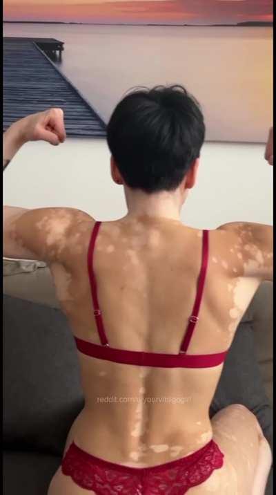 Post climbing wearing sexy lingerie [f]