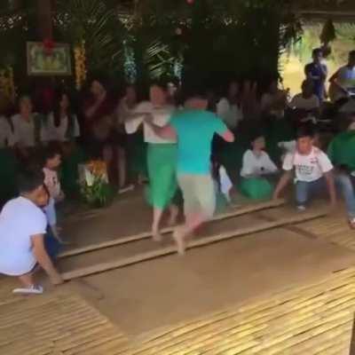 Tinikling - A Traditional Philippine Folk Dance.