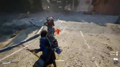 I also loaded in naked and found the worst player in the world